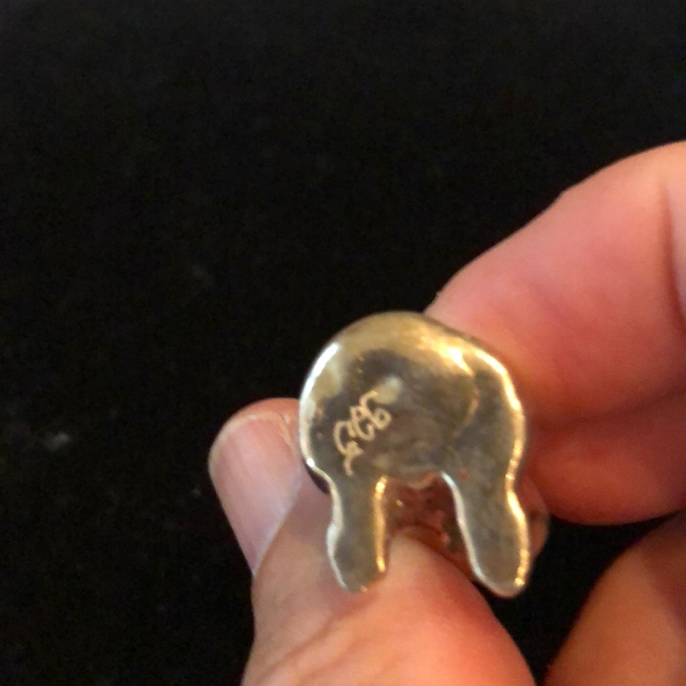 Solid Vintage Sterling Silver Pendent - image 3